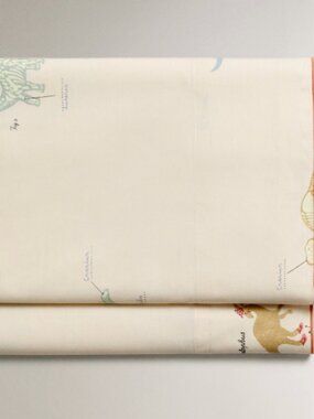 Zara Home Kids 63 x 110 "   CHILDREN’S DINOSAUR FLAT SHEET  REF. 2683/089